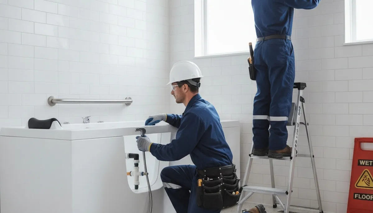 Walk-in tub installation for Louisville, KY homes by On Call Plumbers